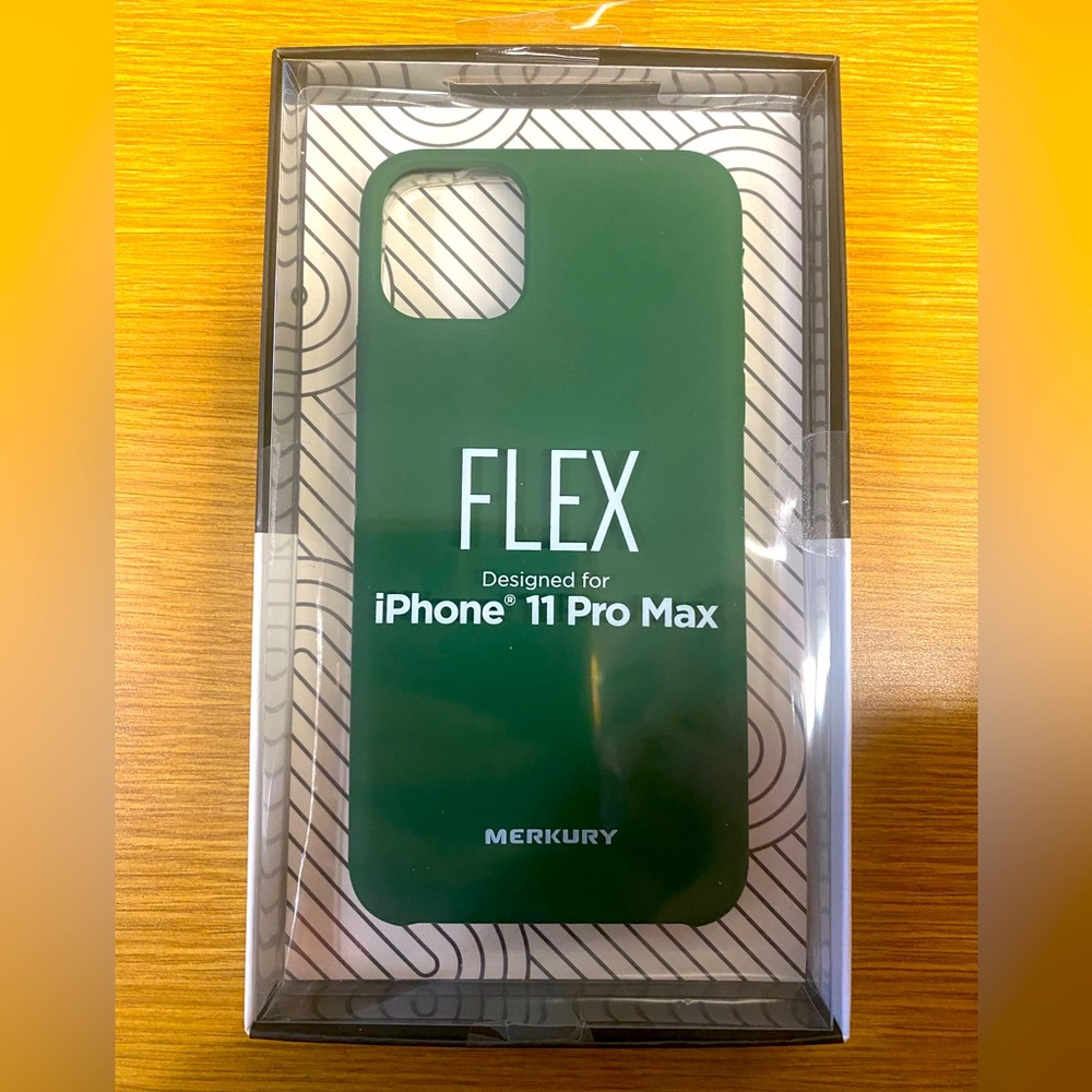 Silicone case for iPhone 11 Pro Max- Midnight Green New